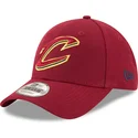 kepure-islenkta-raudona-reguliuojamas-9forty-the-league-cleveland-cavaliers-nba-new-era