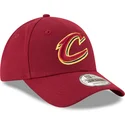 kepure-islenkta-raudona-reguliuojamas-9forty-the-league-cleveland-cavaliers-nba-new-era