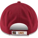 kepure-islenkta-raudona-reguliuojamas-9forty-the-league-cleveland-cavaliers-nba-new-era