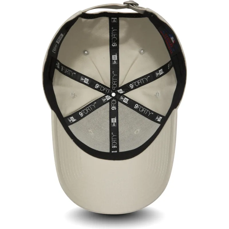 kepure-islenkta-balta-reguliuojamas-roto-9forty-essential-los-angeles-dodgers-mlb-new-era