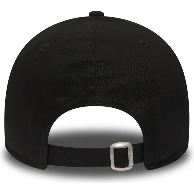 kepure-islenkta-juoda-reguliuojama-juostele-9forty-essential-los-angeles-dodgers-mlb-new-era