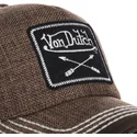 kepure-islenkta-ruda-reguliuojamas-arrow02-von-dutch