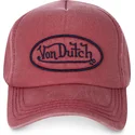 kepure-islenkta-raudona-reguliuojamas-bob04-von-dutch