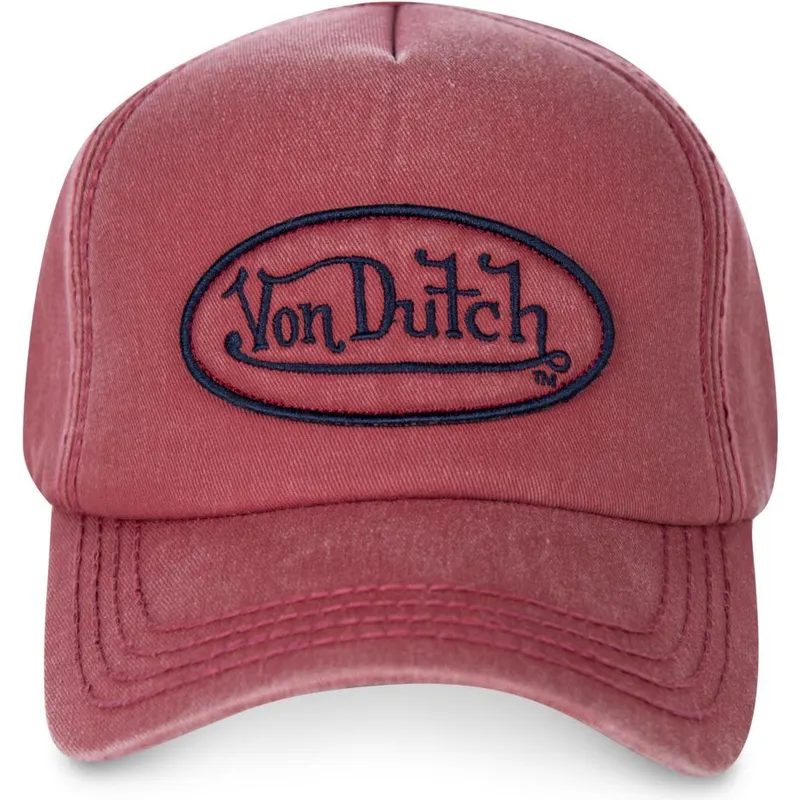 kepure-islenkta-raudona-reguliuojamas-bob04-von-dutch