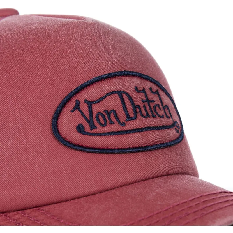 kepure-islenkta-raudona-reguliuojamas-bob04-von-dutch