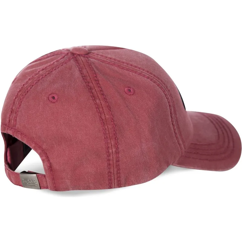 kepure-islenkta-raudona-reguliuojamas-bob04-von-dutch
