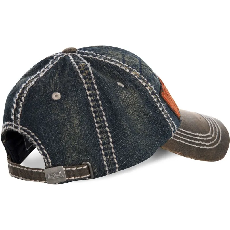 kepure-islenkta-melyna-reguliuojamas-efecto-vaquero-donald01-von-dutch