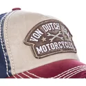 regulowana-czapka-z-daszkiem-biala-niebieska-i-czerwona-dylan02-od-von-dutch
