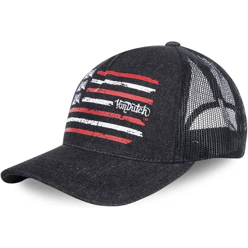 kepure-islenkta-juoda-snapback-flag-von-dutch