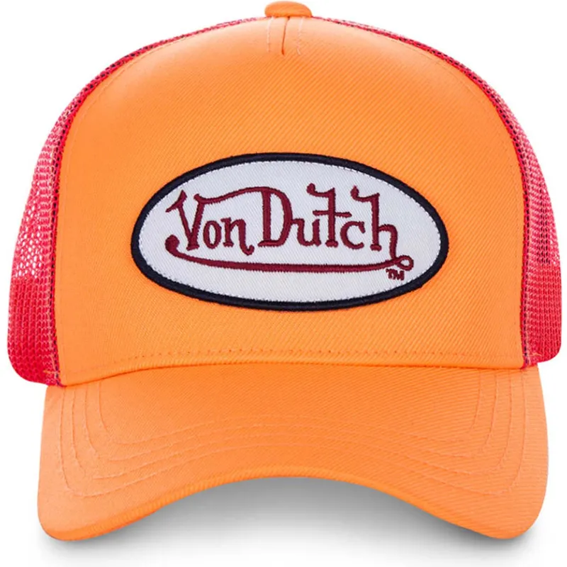 czapka-trucker-pomaranczowo-czerwona-fresh03-von-dutch