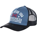 kepure-islenkta-melyna-snapback-gar-von-dutch
