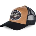 czapka-trucker-brazowo-czarna-grl-von-dutch