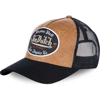 Kepurė išlenkta vilkikas ruda snapback GRL Von Dutch