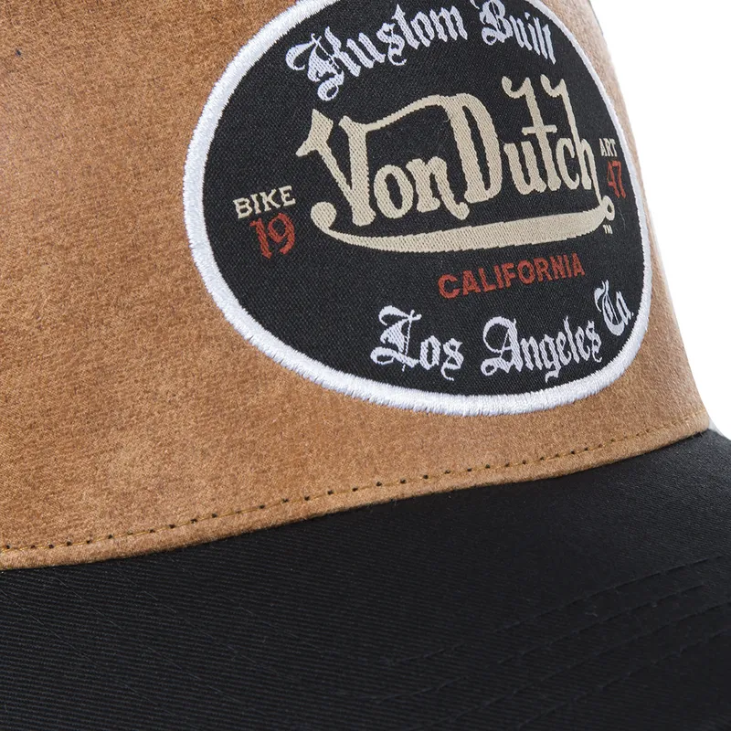 kepure-islenkta-vilkikas-ruda-snapback-grl-von-dutch
