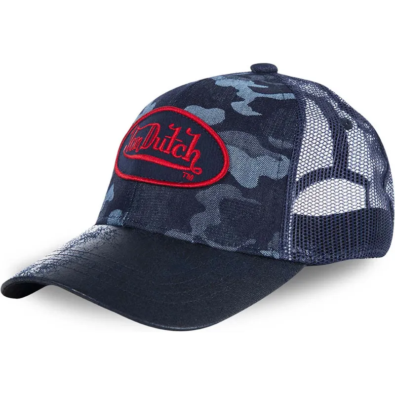 kepure-islenkta-melyna-snapback-harry-von-dutch