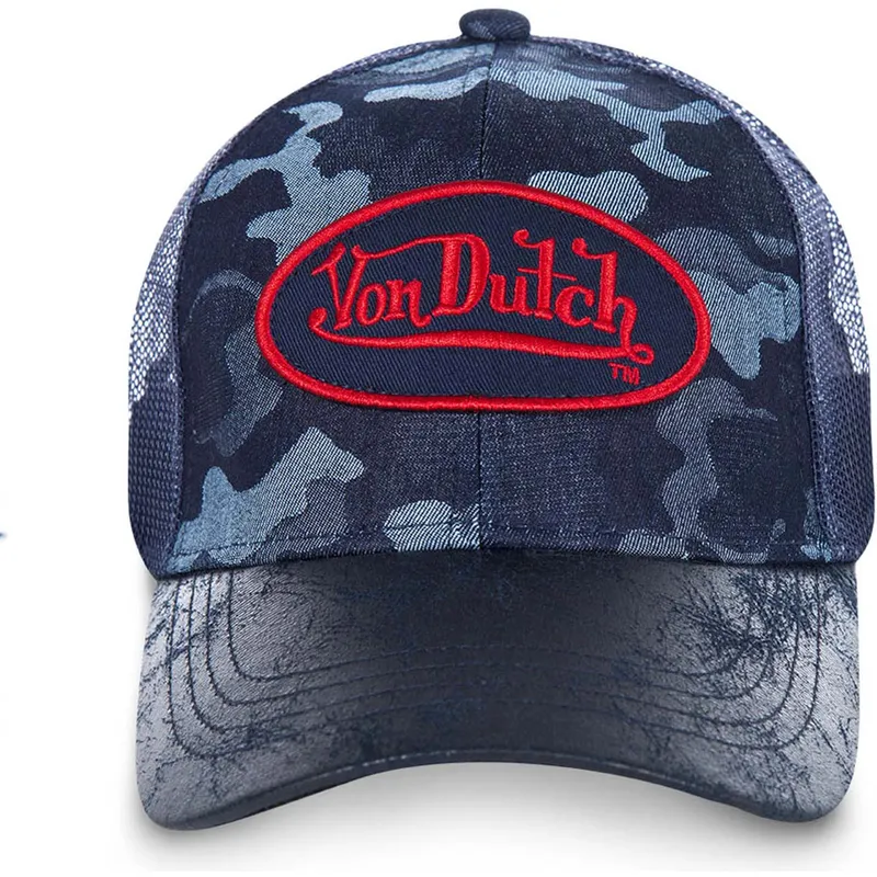 kepure-islenkta-melyna-snapback-harry-von-dutch