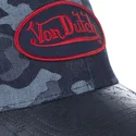kepure-islenkta-melyna-snapback-harry-von-dutch