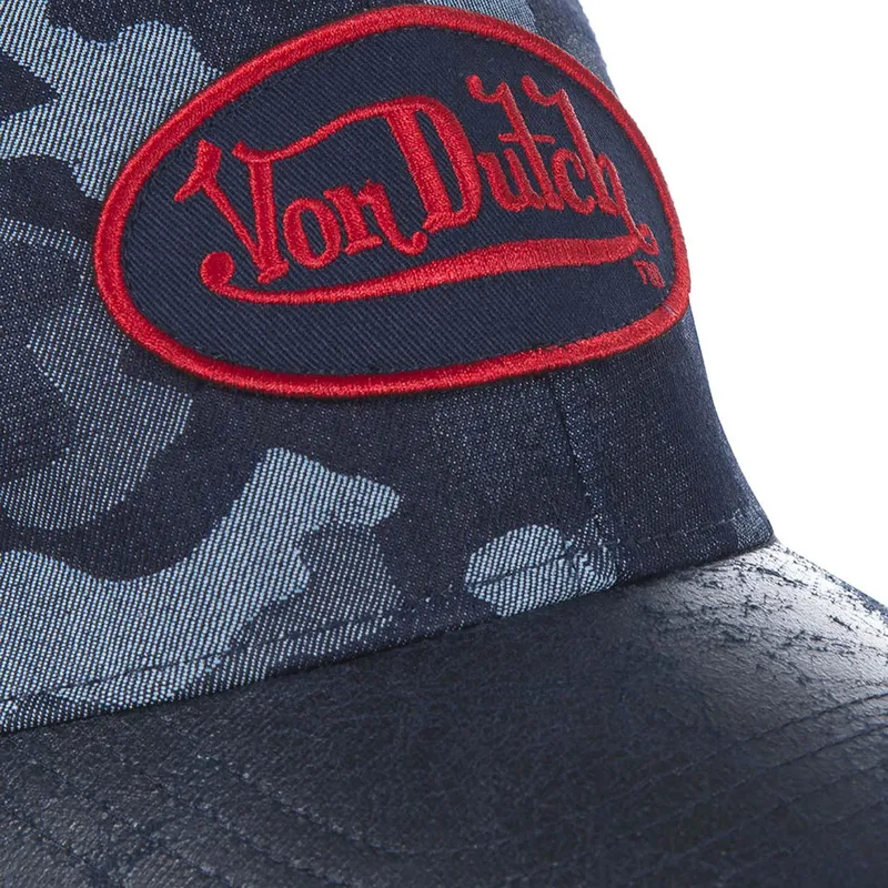kepure-islenkta-melyna-snapback-harry-von-dutch