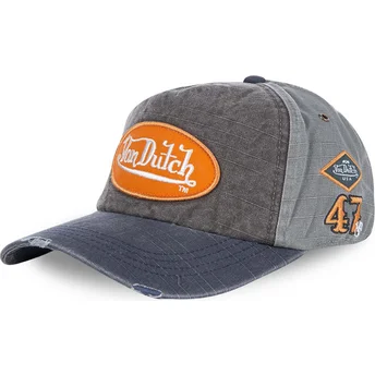 Kepurė išlenkta pilka reguliuojamas JACKGM Von Dutch