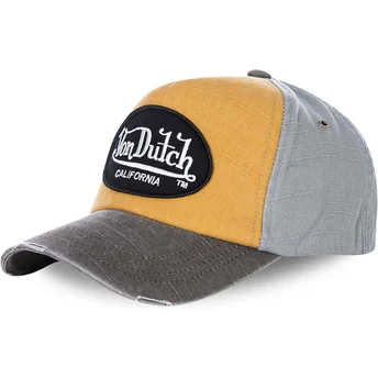 Cap išlenkta yellow adjustable strap Von Dutch