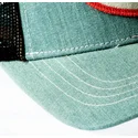 kepure-islenkta-melyna-snapback-logd-von-dutch