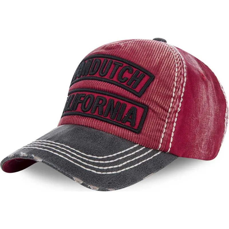 kepure-islenkta-raudona-reguliuojamas-niles02-von-dutch