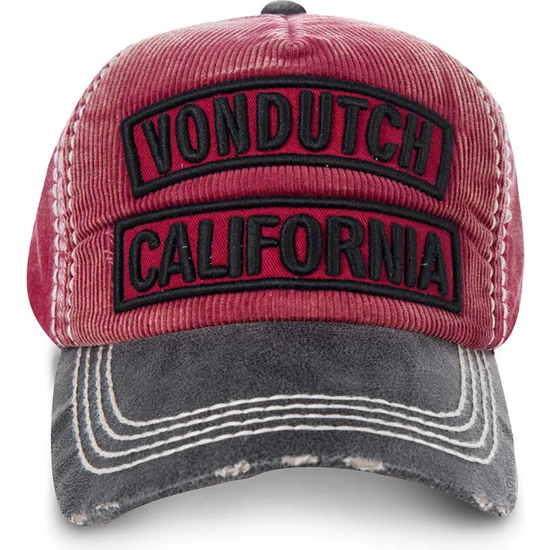 kepure-islenkta-raudona-reguliuojamas-niles02-von-dutch