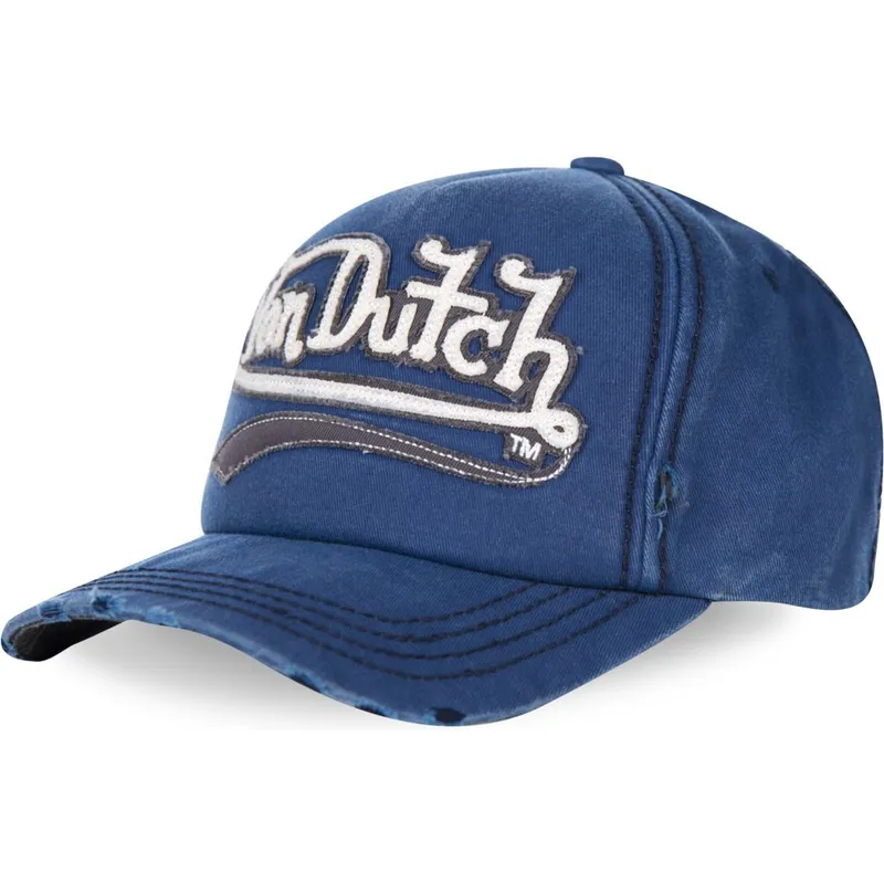 kepure-islenkta-melyna-reguliuojamas-signa02-von-dutch