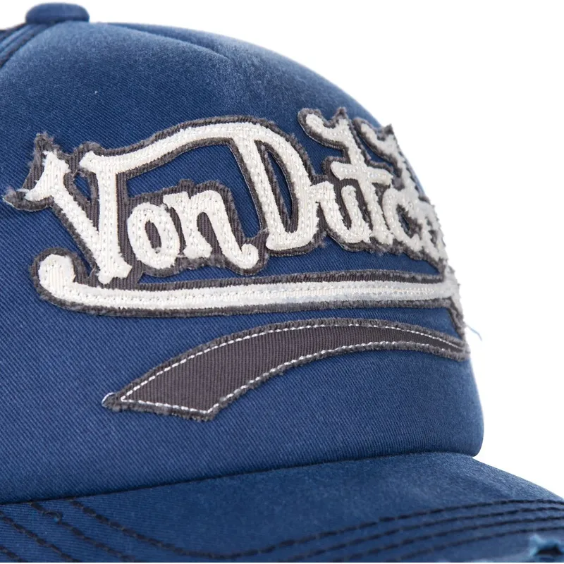 kepure-islenkta-melyna-reguliuojamas-signa02-von-dutch