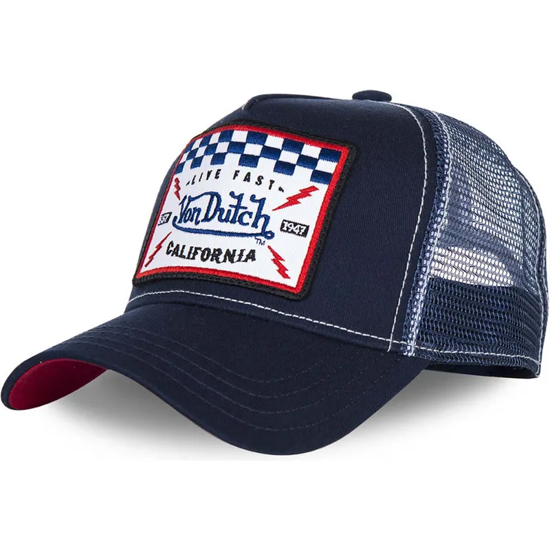 kepure-islenkta-tamsiai-melyna-snapback-square5b-von-dutch