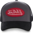 czarna-czapka-trucker-suede2-marki-von-dutch