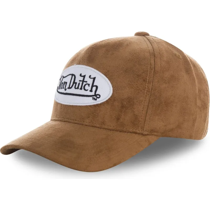 kepure-islenkta-ruda-reguliuojamas-suede5-von-dutch