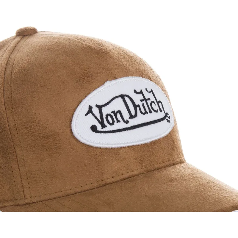 kepure-islenkta-ruda-reguliuojamas-suede5-von-dutch