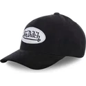 czarna-regulowana-czapka-z-daszkiem-suede7-od-von-dutch