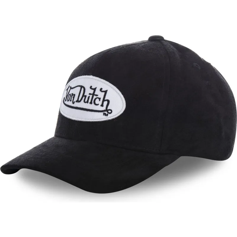 kepure-islenkta-juoda-reguliuojamas-suede7-von-dutch