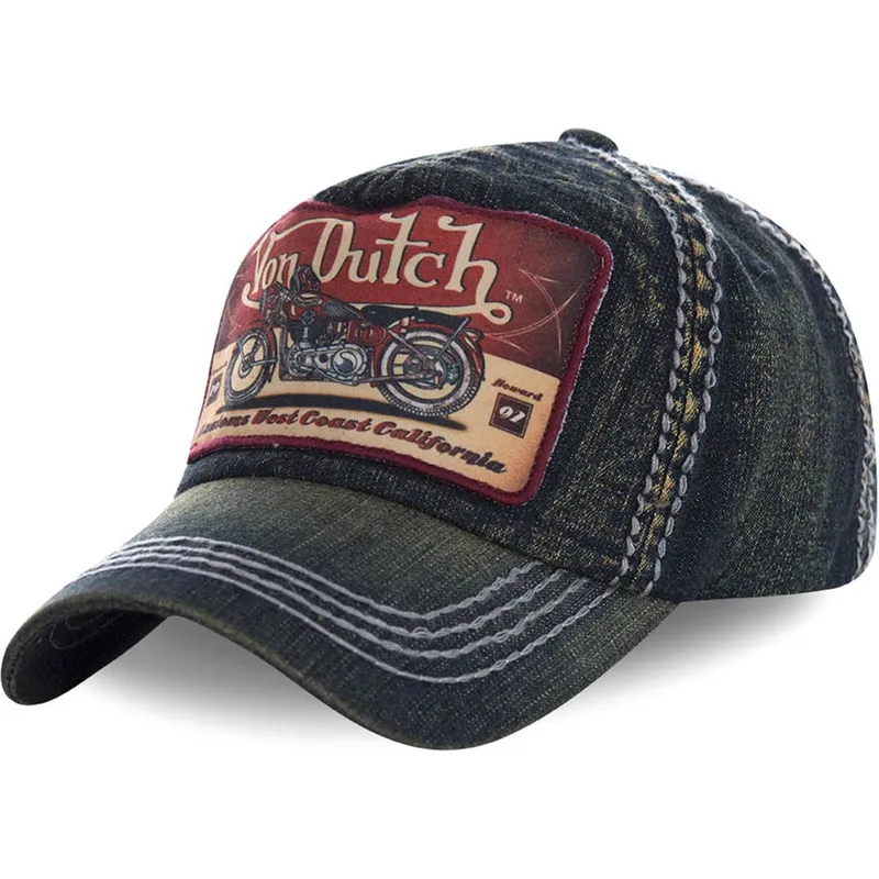 kepure-islenkta-tamsiai-melyna-reguliuojamas-efecto-vaquero-terry01-von-dutch