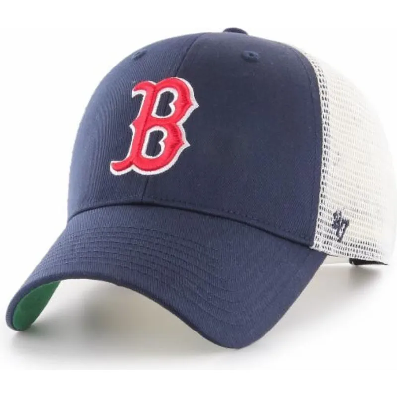 kepure-islenkta-tamsiai-melyna-snapback-boston-red-sox-mlb-47-brand
