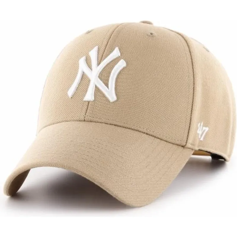 cap-islenkta-beige-adjustable-strap-new-york-yankees-mlb-47-brand
