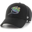 kepure-islenkta-juoda-reguliuojamas-tampa-bay-rays-mlb-47-brand