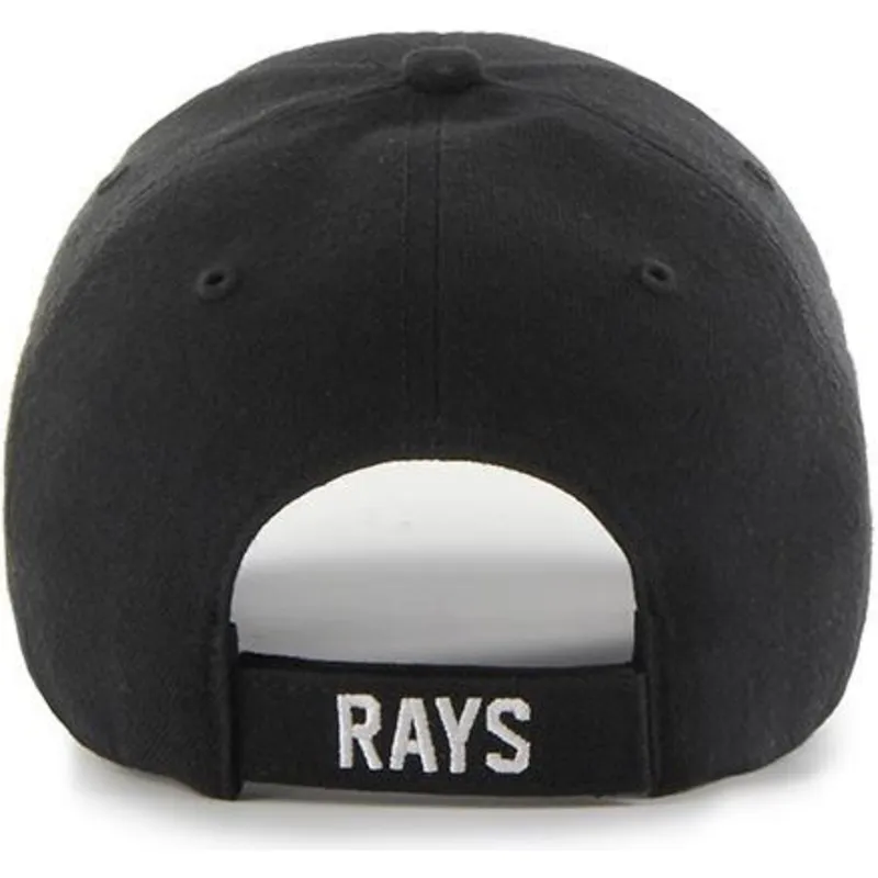 kepure-islenkta-juoda-reguliuojamas-tampa-bay-rays-mlb-47-brand