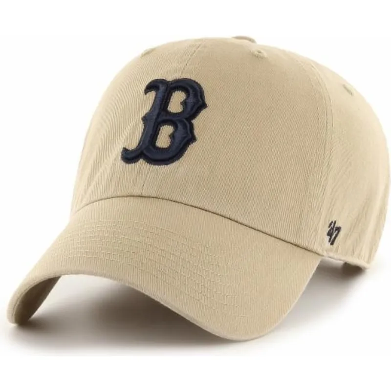 cap-islenkta-beige-adjustable-strap-negro-boston-red-sox-mlb-47-brand