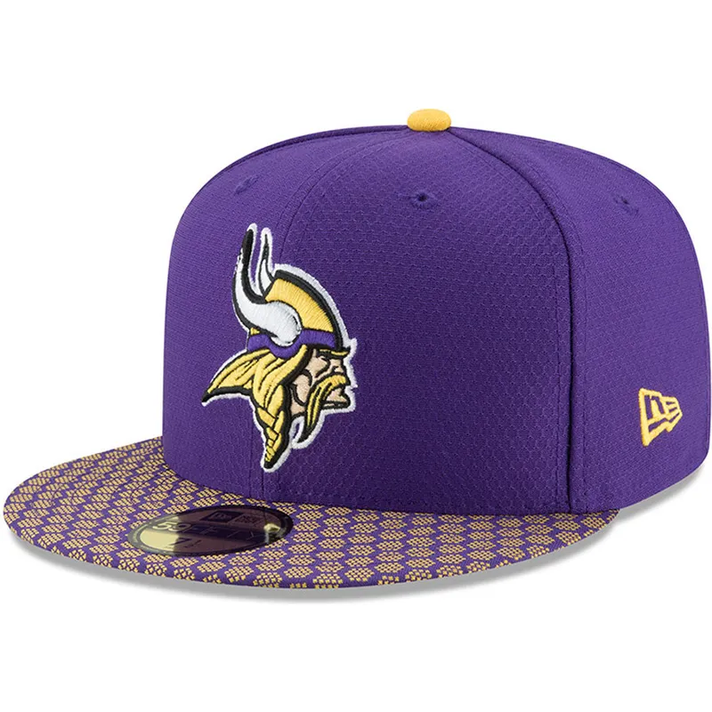 kepure-plokscia-violetine-priglundanti-59fifty-sideline-minnesota-vikings-nfl-new-era
