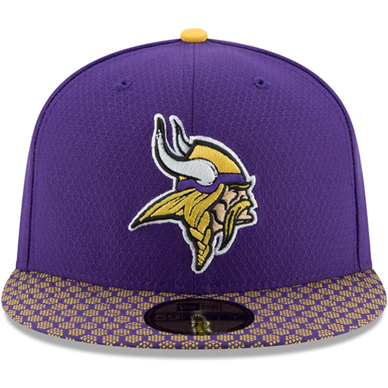 kepure-plokscia-violetine-priglundanti-59fifty-sideline-minnesota-vikings-nfl-new-era