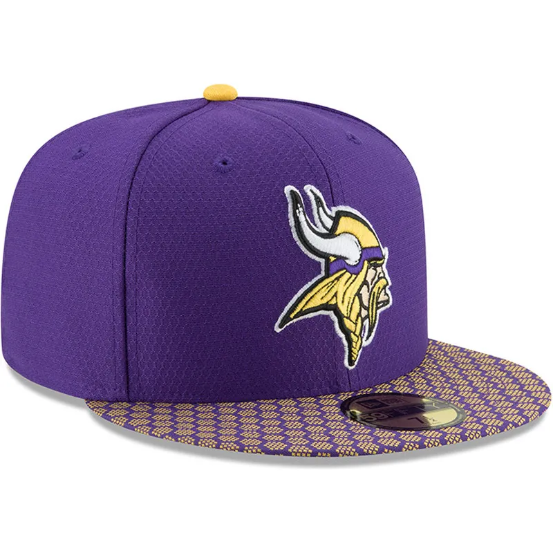 kepure-plokscia-violetine-priglundanti-59fifty-sideline-minnesota-vikings-nfl-new-era