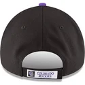 kepure-islenkta-juoda-reguliuojamas-9forty-the-league-colorado-rockies-mlb-new-era