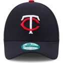 kepure-islenkta-tamsiai-melyna-reguliuojamas-9forty-the-league-minnesota-twins-mlb-new-era