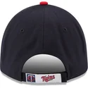 kepure-islenkta-tamsiai-melyna-reguliuojamas-9forty-the-league-minnesota-twins-mlb-new-era