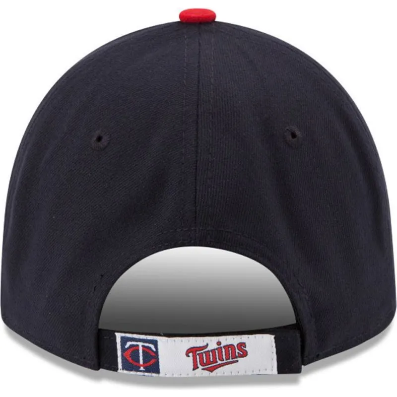 kepure-islenkta-tamsiai-melyna-reguliuojamas-9forty-the-league-minnesota-twins-mlb-new-era