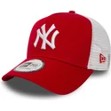 czerwona-czapka-trucker-clean-a-frame-2-new-york-yankees-mlb-od-new-era