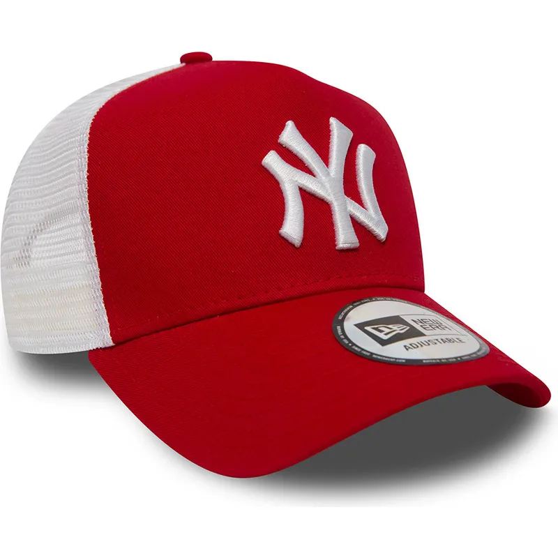 kepure-islenkta-vilkikas-raudona-snapback-clean-a-frame-2-new-york-yankees-mlb-new-era